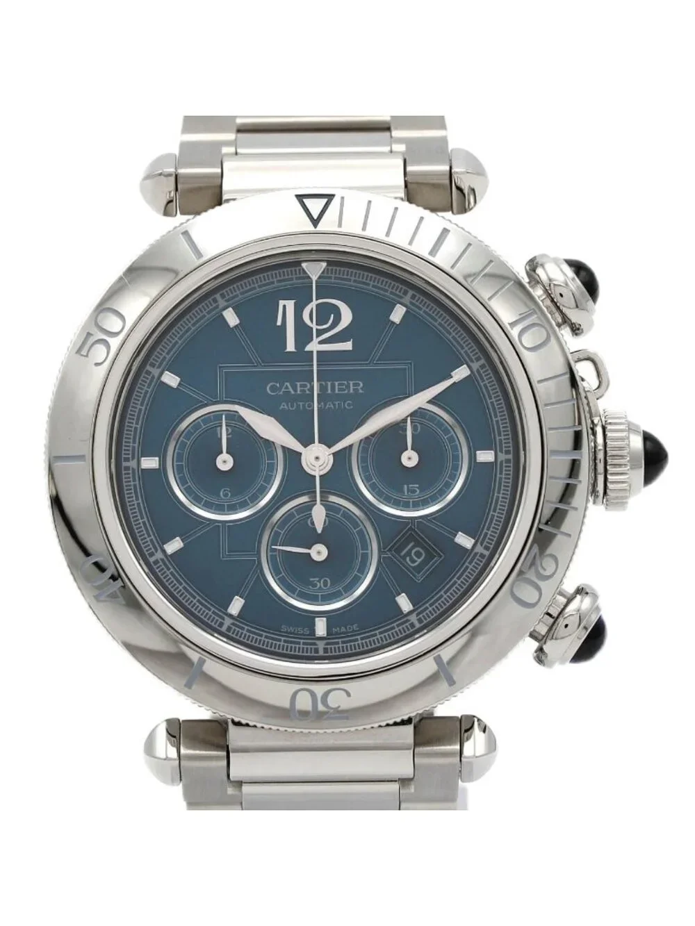 Cartier Pasha de Cartier Chronograph SS Automatic Watch
